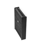 Wooden Ballot Box for Tabletop or Wall, Locking Hinged Door - Black 120037