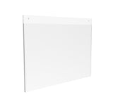 Wall Mount Sign Holder Clear Acrylic Picture Frame Transparent Poster Frame 12061-11X8.5-6PK