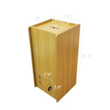 Wood Donation Box Tithing Box Fundraising Stand Offering Collection Charity 13155