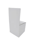 10PK 6x6x12" Tip Box Donation Charity Foundraising Youth Tithes Coin Collection 15069 White