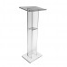 18"W X 12"D X 42.5" H Acrylic Podium Plexiglass Church Pulpit School Lectern Event Reception Hostess 15198