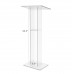 18"W X 12"D X 42.5" H Acrylic Podium Plexiglass Church Pulpit School Lectern Event Reception Hostess 15198