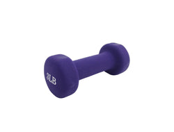 Women's Neoprene Coated Dumbbell  Workout Weight 3LBS Purple Color