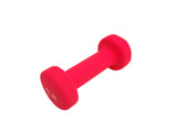 Women's Neoprene Coated Dumbbell  Workout Weight 4LBS PINK Color