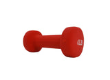 Women's Neoprene Coated Dumbbell  Workout Weight 4LBS RED Color