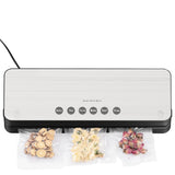 Vacuum Sealer Machine, 80Kpa Automatic Food Sealer, 10 Sealing Bags, Dry & Moist Modes, Compact