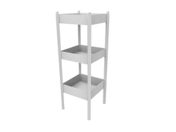 3 Tier Metal Basket Stand Dump Bin Floor Display Rack 15307