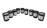 9 Jars of Candles Scented ROSE, JASMINE, LAVENDER, LILAC, GARDENIA, ROSEMARY