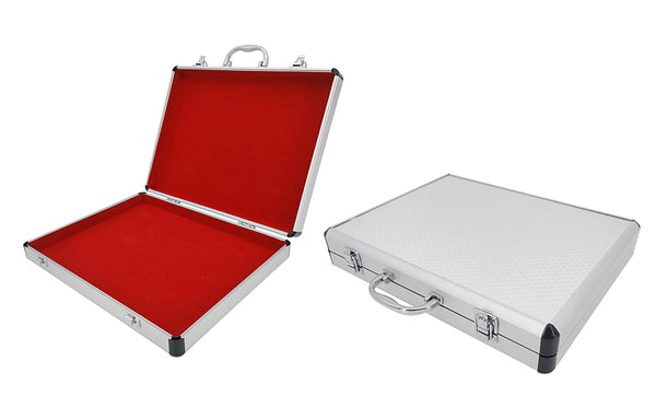 Aluminum Protective Case Mahjong Chips Briefcase Majong Tiles 1 1/8X1  9/16X3/4 15405