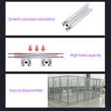 40 Inch T Slot 2020 Aluminum Extrusion European Standard Anodized Linear Rail 15599-40"-4PK