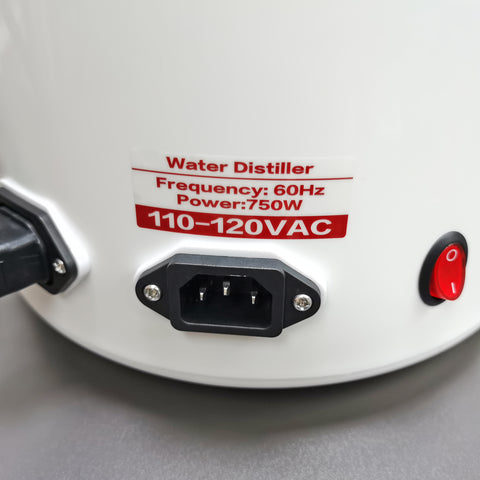 Fixturedisplays Distilled Water Maker, 1 Gallon Water Distiller 4L Home Countertop Water Distiller Machine, Table Desktop Water Distill 15667