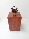 24" RED Cube Pedestal Display 15927 RED