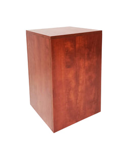 24" RED Cube Pedestal Display 15927 RED