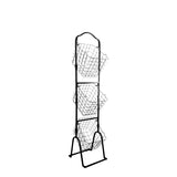 3-Tier Metal Basket Display Wire Basket Stand Produce Rack Shoe Rack Organizer 16787