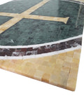 Wall Art Marble Stone Painting Flooring Tile Handmade Pattern Art Tile Cross