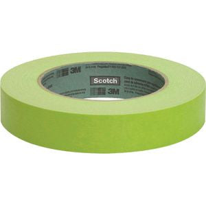 3M 2060-1A-BK 1" X 60YD GREEN SCOTCH LACQUER MASKING TAPE BULK 17054