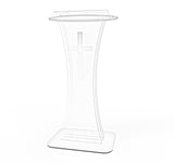 Clear Acrylic Lucite Podium Pulpit Lectern 1803 1+1803CROSS