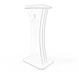 Clear Acrylic Lucite Podium Pulpit Lectern 1803 1+1803CROSS