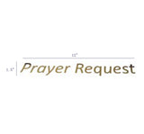 Gold Sticker with "Prayer Requests", Great for Donation Box, Fundraising Box, Charity Box, Ballot Bo