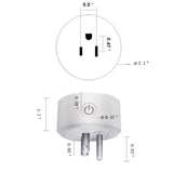 Wi-Fi Mini Socket Outlet Works with Alexa Echo dot Goolge Home Wireless Control