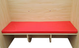 Wooden (Plywood) Bookcase Seat Cushion Reading Area Bookcase Bench Kid Preschool