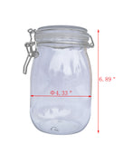 Wire Clasp PET Jar 1150 ml Spice Jar Seal Paint Oil Storage Jar Container Lock