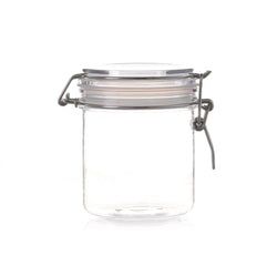 Wire Clasp PET Jar 500 ml Spice Jar Seal Paint Oil Storage Jar Container Lock 18615-500ML-6PK