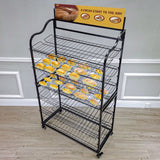 Bakery Display Rack Metal Wire Floor Stand 6 Shelves 39.5X18.5X67.8"Tall 19399-new