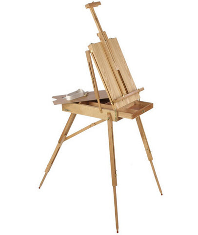 T-SIGN Portable Painting Easel Stand, Wood Art Floor Tripod Beech