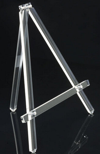 Acrylic Table Top Easel, Standard Tripod Design, 12.75 x 14.75 - Clear –  FixtureDisplays