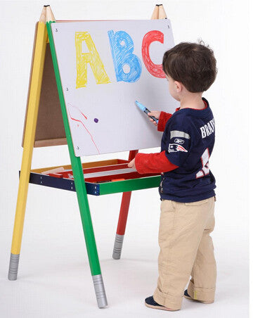 Discovery Drawing Easel with Markers - Double-Sided Art Board Kids' Creative