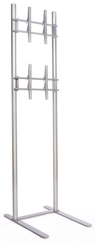 Extra_Tall_TV_Stand_with_2_Mounts_for_Monitors_Up_to_60,_Portable_-_Silver_19723  – FixtureDisplays