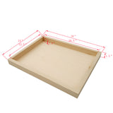 Wood  Tray Tea Coffee Snack Food Serving Tray Retail Display Trays Platform