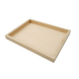 Wood  Tray Tea Coffee Snack Food Serving Tray Retail Display Trays Platform