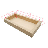 Wood  Tray Tea Coffee Snack Food Serving Tray Retail Display Trays Platform