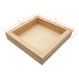 Wood  Tray Tea Coffee Snack Food Serving Tray Retail Display Trays Platform