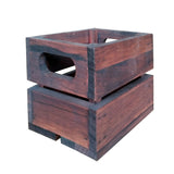 Vintage Wooden Small Box Crate rustic wall display nails storage craft garage