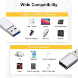 USB C Female to USB Male Adapter Type C to USB A Converter 21791