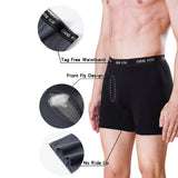 5PK Men's Soft Cotton Boxer Briefs Fly Front Underwear Mesh Fly Pouch Size: XL. Fit for waist size: 32.3 21815-XL