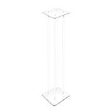 12X12X36" Clear Riser Acrylic Transparent Plexiglass Pedestal Table Display Podium 2X10136-12X12"+4X10135-36"