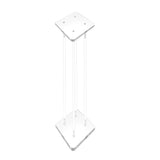 6X6X30" Clear Riser Acrylic Transparent Plexiglass Pedestal Table Display Podium 2X10136-6X6"+4X10135-30"