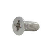 25PK M8X20mm Phillips Flat Head Machine Screw (Countersunk) Carbon Steel