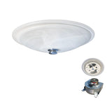 Hunter Boswell 82156 Low Profile Exhaust Fan Light Fixture 90056 Globe 70CFM